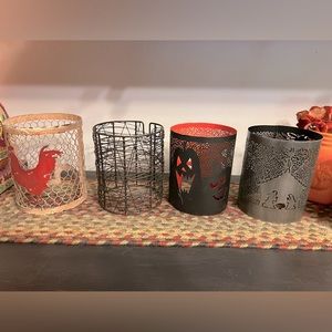 Set of 4 Scentsy Silhouette Core Wraps Halloween & Christmas